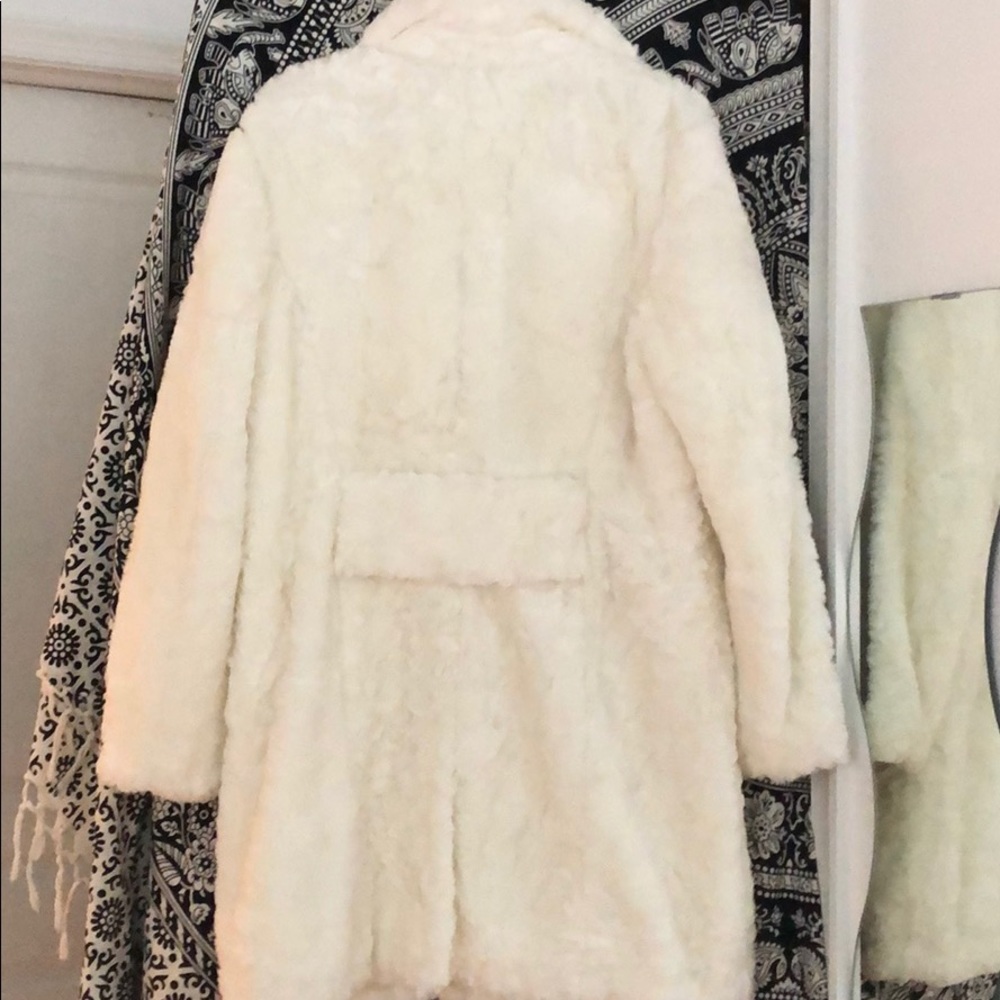 I.N.C. FAUX FUR FULL LENGTH COAT AT BLOOMINGDALES - Picture 3 of 8